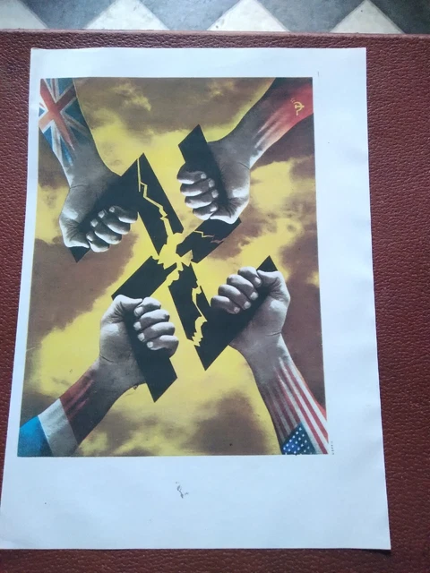 Affiche RDA / DDR - Feuille De Découpage Pour Journal Mural - Propagande