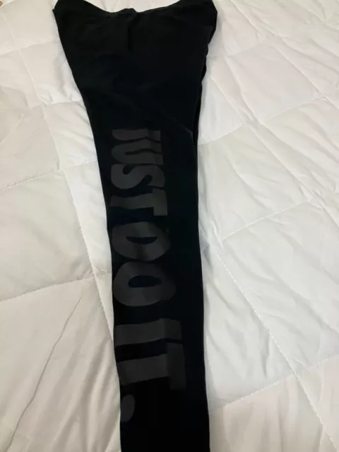 Nike Pants Medium Adult Black Leggings Stretch Pull On  Womens M