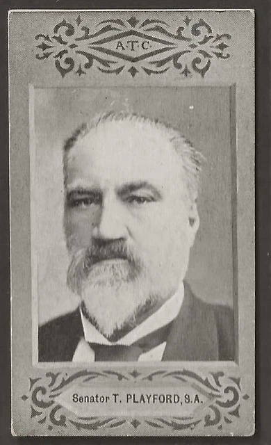 Atc A.t.c. (Usa)-Australian Parliament 1901-#34- Senator Playford