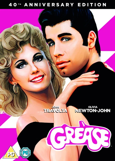 Grease 40th Anniversary (DVD) John Travolta Olivia Newton-John Eve Arden