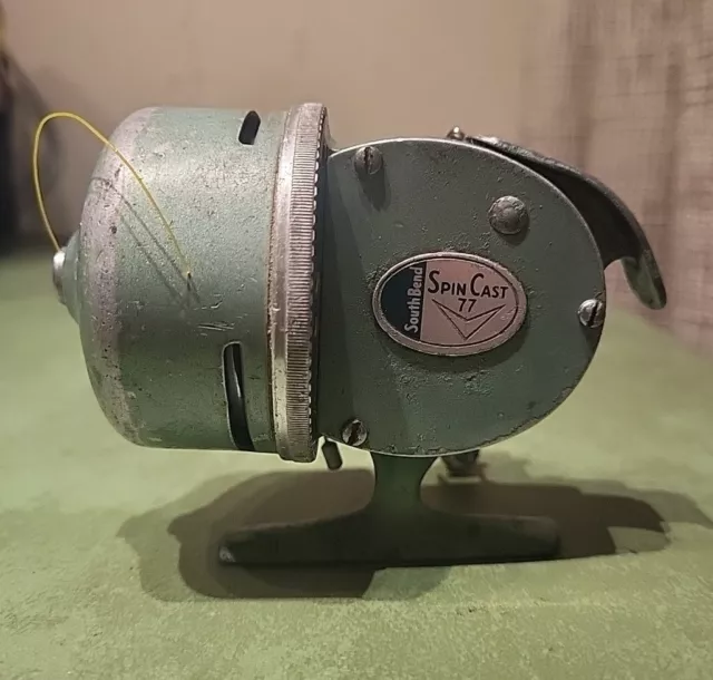 VINTAGE SOUTH BEND 77 Spin Cast Fishing Reel USA Made. $14.00 - PicClick