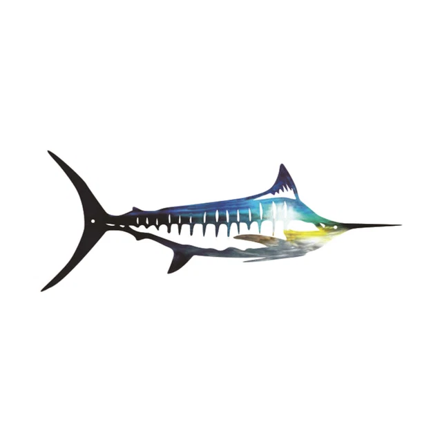 Hanging Fish Wall Art Sculpture Light House Decorations Home