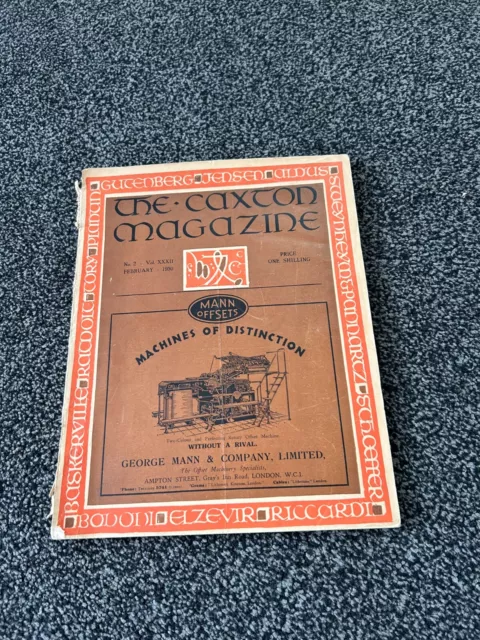 Das Caxton Magazin Nr. 2 Vol.  XXXII Februar 1930