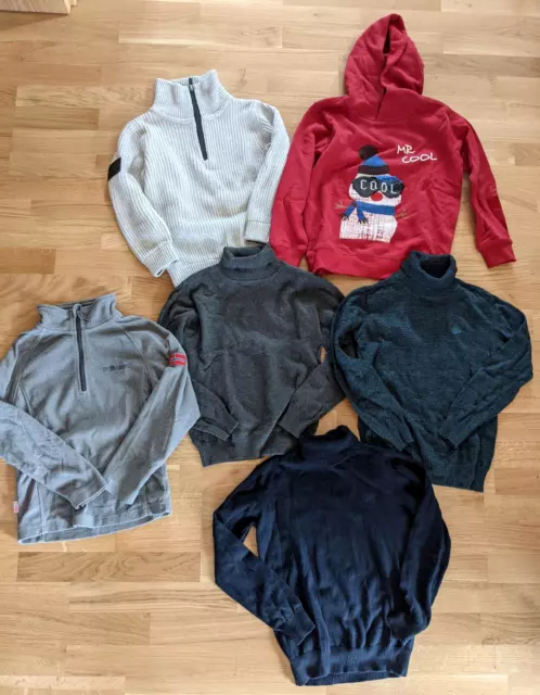 Kleiderpaket Jungen, Gr. 122, 7 x Pullover, Trollkids, Next, WE-Fashion