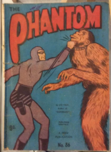 FREW PHANTOM # 86 AUSTRALIAN COMIC GOLDEN AGE 1950’s