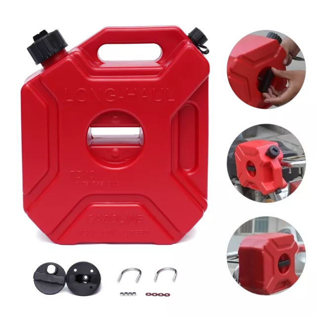 5L Fuel Gas Storage Tank Fits For ATV Off Road Motorbike Extra Fuel Container