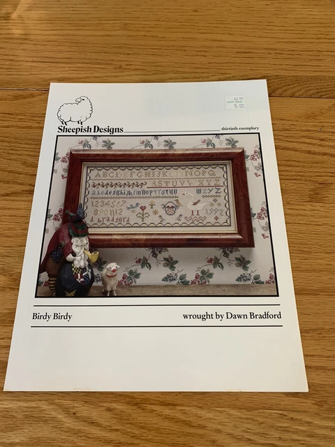 Sheepish Designs Birdy Birdy Sampler 30th Exemplary Cross Stitch Chart