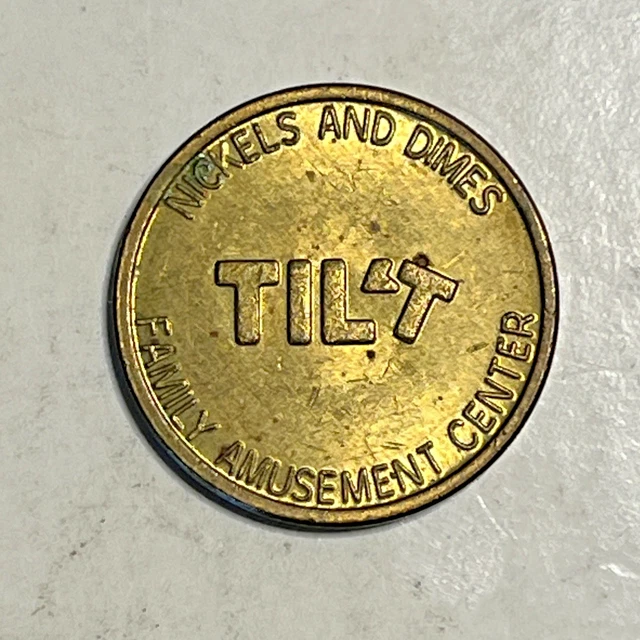 VINTAGE TILT ARCADE Family Amusement Center Nickels And