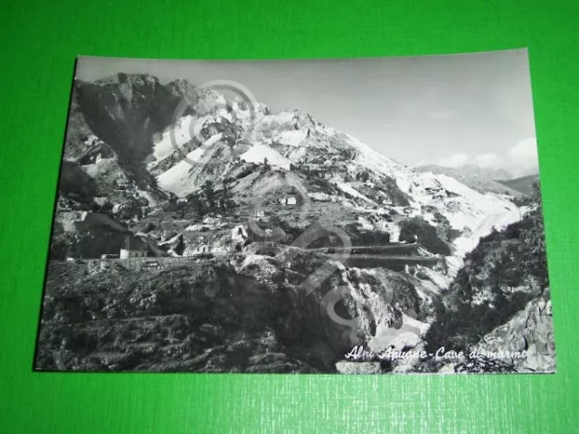 Cartolina Alpi Apuane - Cave di marmo 1955 ca.