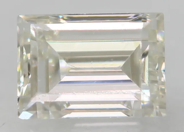 0.20 Carat Couleur E VVS2 Baguette Naturel Libre Diamant 3.71X2.68mm Voir Vidéo