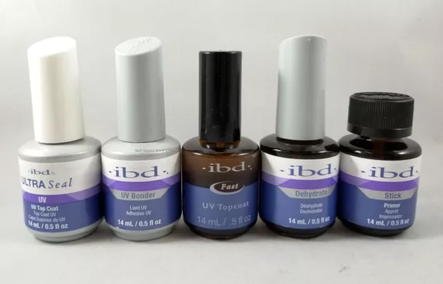 IBD Accessories - Choose from Primer/Bond/Base/Top/Seal - 0.5 fl. oz