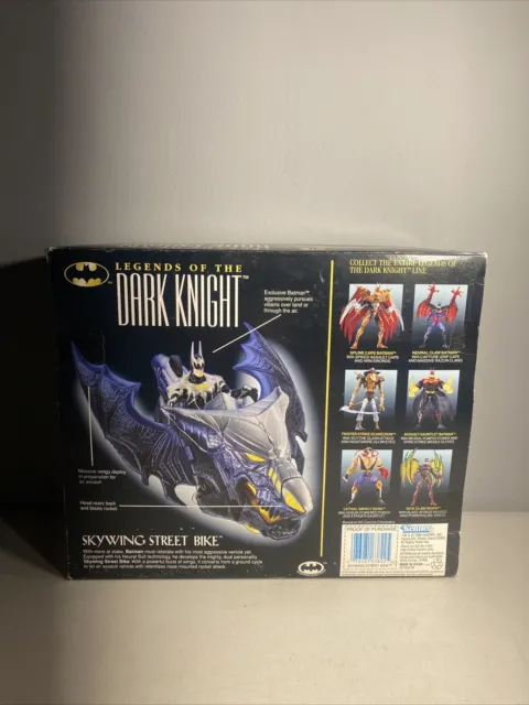 Batman Legends of the Dark Knight Skywing Street Bike & Figure Kenner 1996 NIB 2