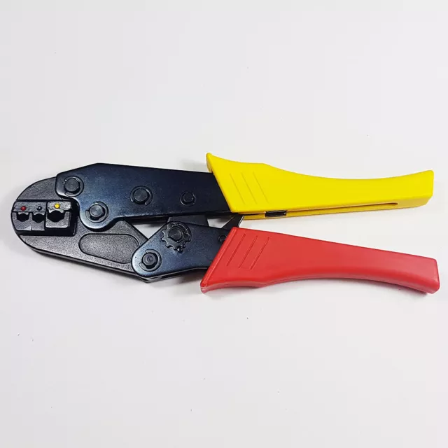 Heavy Duty Ratchet Crimping Plier Pre Insulated Terminals Cable Wire Crimper