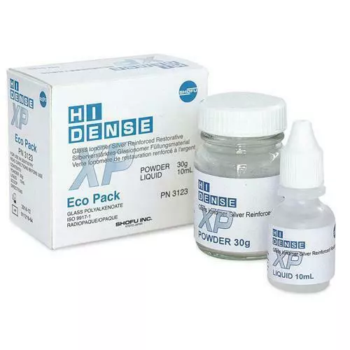 Dental Shofu Hi-Dense XP Eco Pack GLAS-IONOMER-SILBERVERSTÄRKT