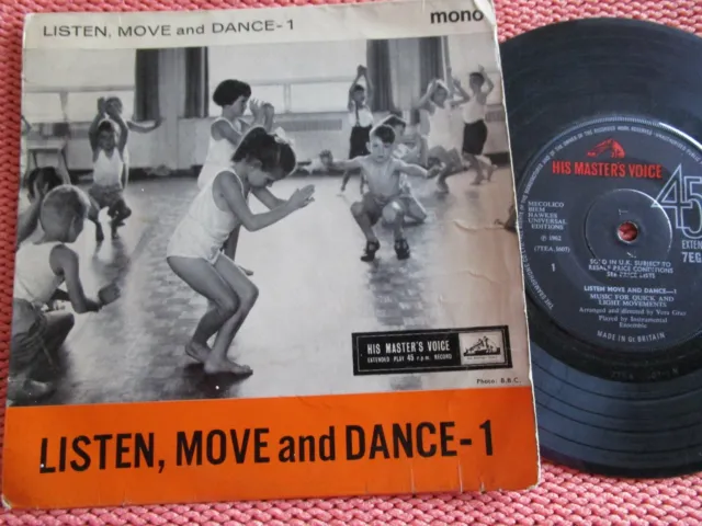 Listen, Move And Dance 1 Vera Gray His Master's Voice Vinyl 7inch Single EP