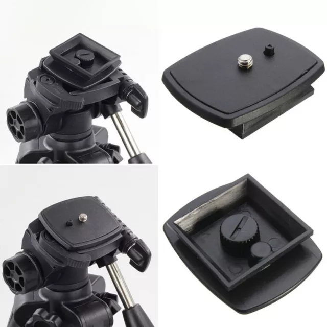 Tripod Quick Release Plate Screw Adapter Mount Head For DSLR SLR Camera MAU^ob