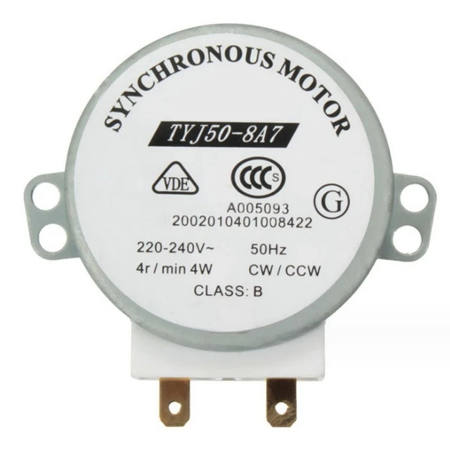 Moteur De Plateau Tournant TYJ508A7 Pour Micro-Ondes - Compatible Bosch, Siemens, Panasonic Et Autres