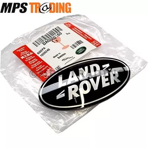 Land Rover Discovery Sport Black Silver Front Grille Badge Genuine DAG500160LR