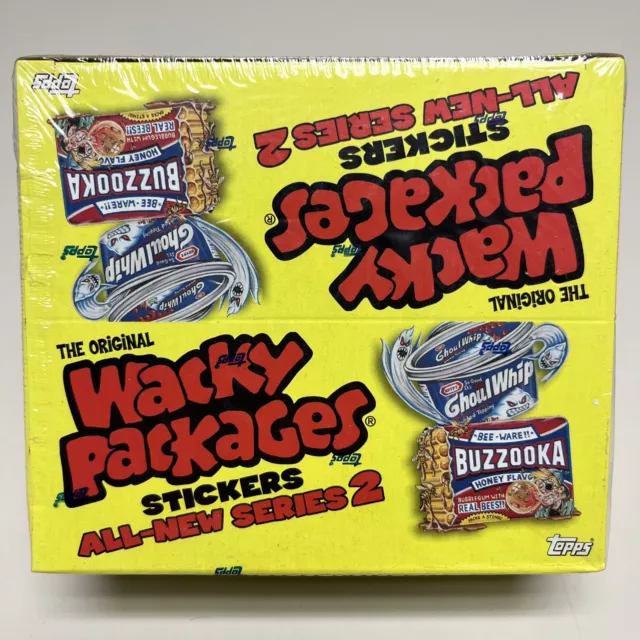 Topps Wacky Packages Stickers All-New Series 2 24 Packs Sealed