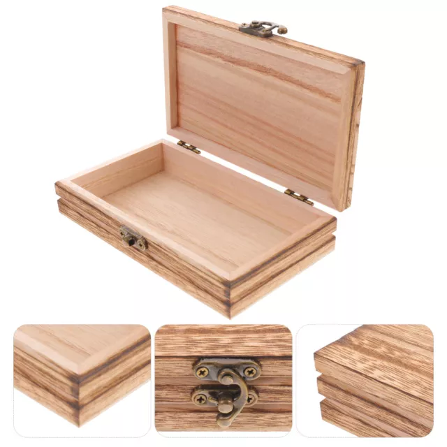 Aufbewahrungsbox Schmucketui aus Holz Schmuckschatulle Aufbewahrungsbox aus Holz