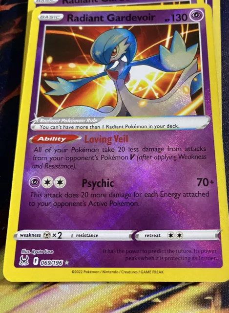 Radiant Gardevoir - 069/196 Holo Ultra Rare - Lost Origin – JAB