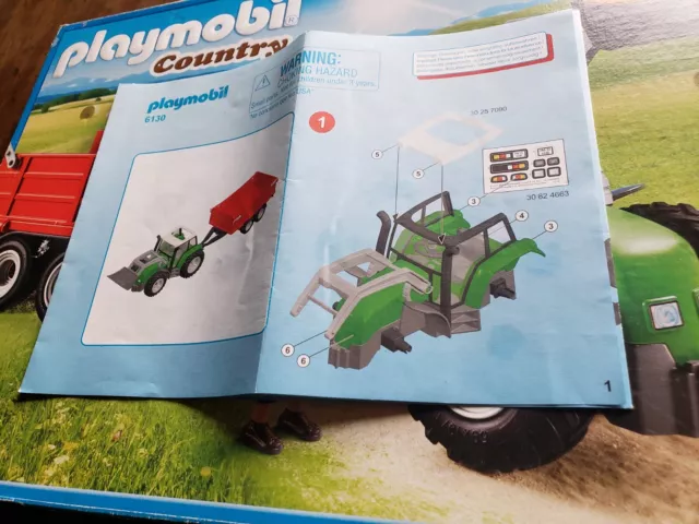 Mode D'emploi Pour Tracteur Playmobil 6130