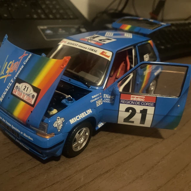 NOREV 1/18 RENAULT Super 5 GT Turbo Rallye Monté Carlo 1989 N°19