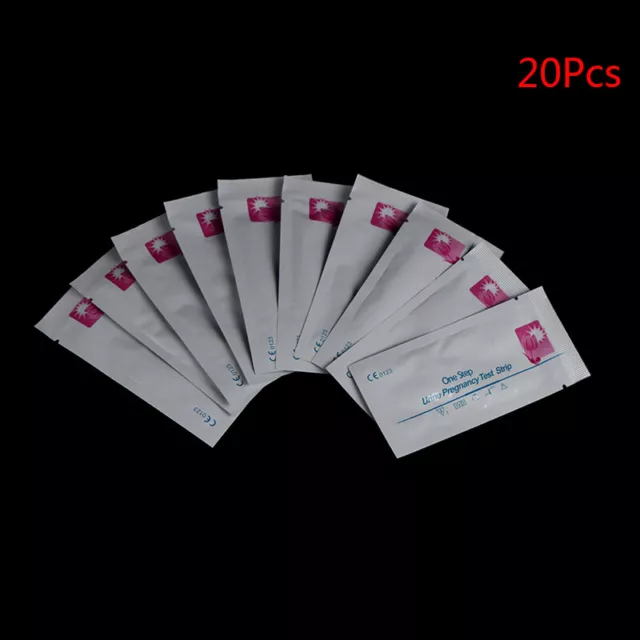 20pcs Pregnancy Rapid Test Strip Ovulation LH Test Strip Household High Accur#DC