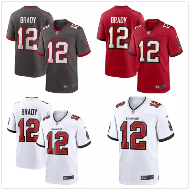 Men's NFL Tom Brady #12 Tampa Bay Buccaneers American Football Jerseys