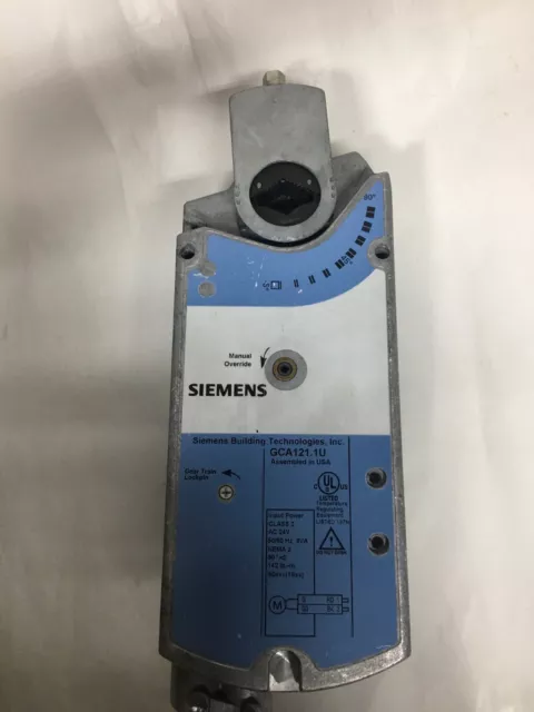 Siemens GCA-121-1U Open Air Actuator GCA Spring Electronic Damper New Old Stock