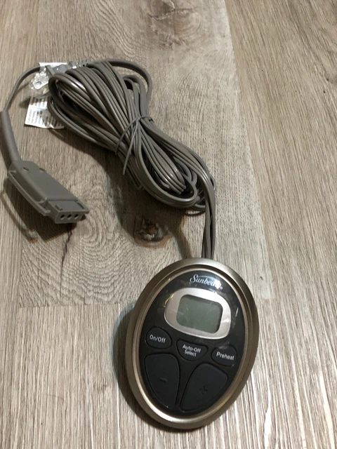 SUNBEAM 3 PRONG Electric Blanket Power Cord Controller * P85A * EUC £13.26  - PicClick UK