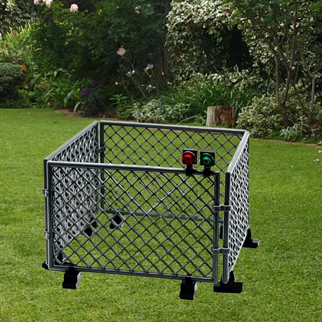 Modèle De Blocs De Construction De Bricolage De Panneau D'escrime Pour Le Micro