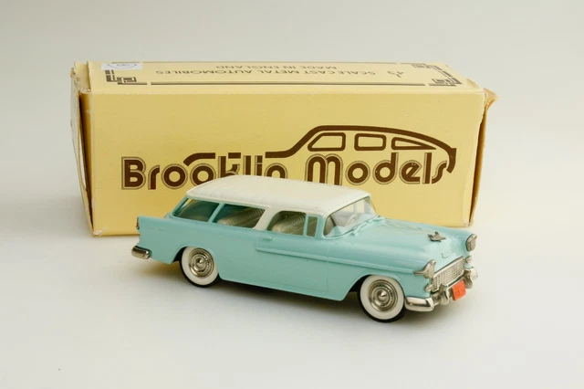 Brooklin Models 1/43 – Chevrolet Nomad 1955 Noire, BRK26A 008, White Metal