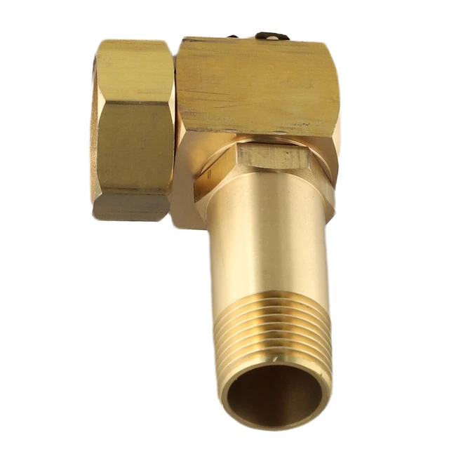 Coude Pivotant En Laiton Pour Enrouleur De Tuyau - Filetage Femelle 3/4 BSP, Compatible Hoselock