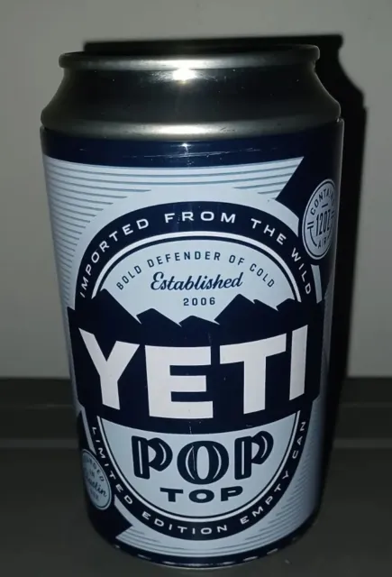 New Yeti Pop Top Stash Can 12 oz Canister Hidden Safe Collectible