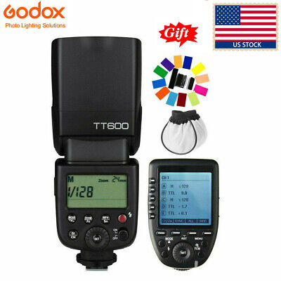 US Godox TT600 2.4G HSS Wireless Camera Flash Speedlite+Xpro-N Trigger For Nikon