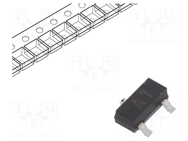 Diode : Redresseur 215mA 85V 4ns SMD Emballage : Rouleau, B TBAW56 Universaldio