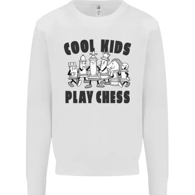 Cool Kids Play Chess Funny Game Player Kids Sweatshirt Jumper