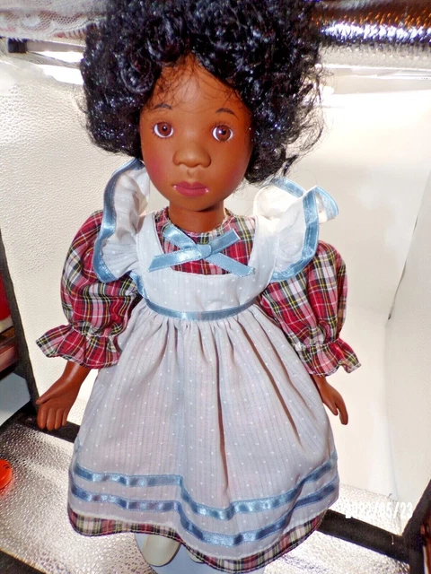 DYNASTY DOLL COLLECTION African American Porcelain Doll Cardinal Inc SHARON 1989