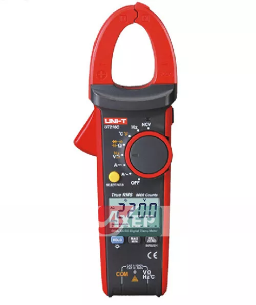 A● UNI-T UT216C True RMS Digital Clamp Meter Tester AC/DC 600A 2