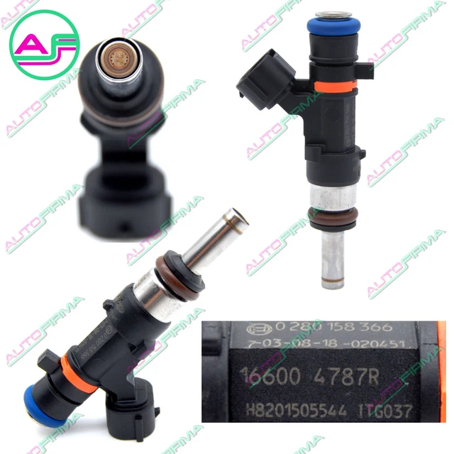 Pack De 4 Injecteurs Essence Pour Dacia, Nissan, Renault CLIO 1.2 TCe - Ref: H8201141604 / 4350R0060 - Compatible Nombreuses Références