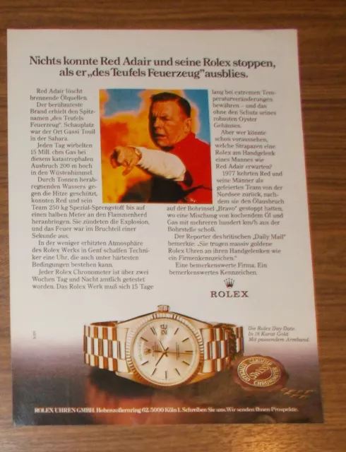 Red adair top rolex