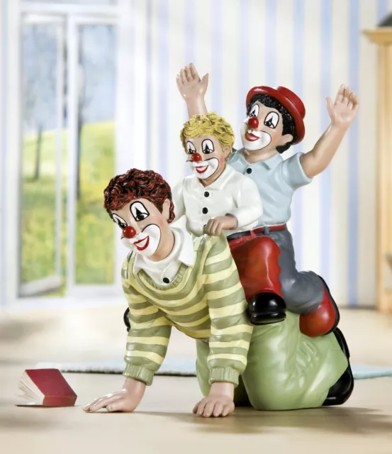 GILDE CLOWN  Der doppelte Reiter LIMITIERT 3.000 Stück - H: ca. 13 cm - 10198