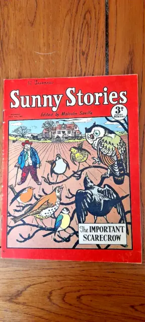 SUNNY STORIES -  The Important Scarecrow May 30th 1955 Fine