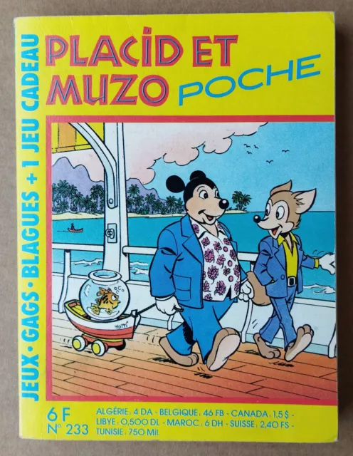 ---  PLACID ET MUZO POCHE n°233 ---  1988