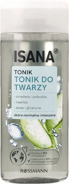 ISANA ALOE VERA facial tonic, cleansing and refreshing 200ml 7.64 -  PicClick UK
