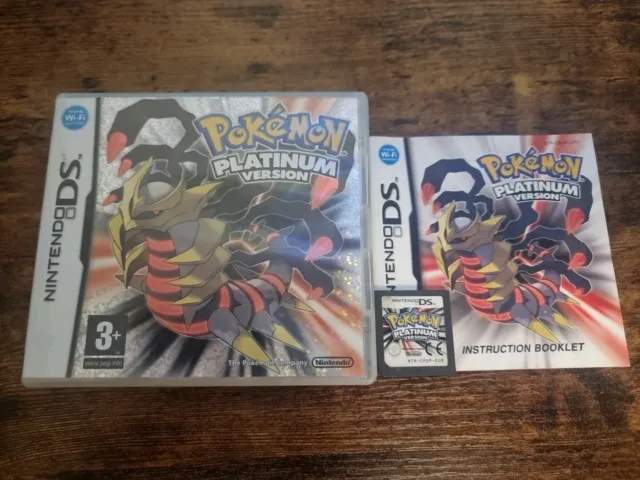 Pokemon Platinum - Nintendo DS 2DS 3DS - verpackt mit Handbuch