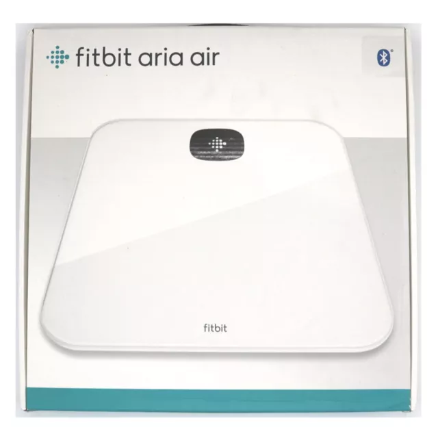 Báscula inteligente FitBit Aria Air Wi-Fi blanca IMC grasa corporal ejercicio monitoreo