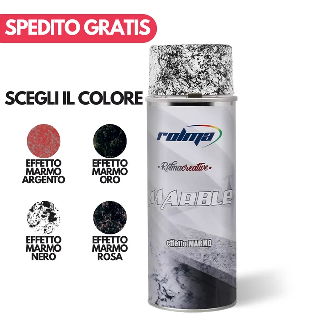 Vernice Spray Effetto Marmo Dupli-Color - Oro - 200ml - Per Interni Ed Esterni - Foto 9