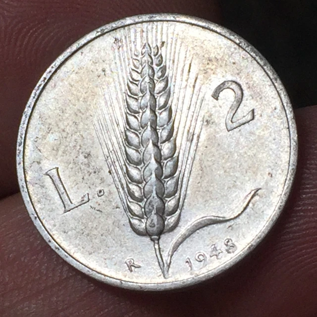 2 LIRE 1948 Spiga Prima Repubblica Italiana ( 1946 1950 ) ITALIA